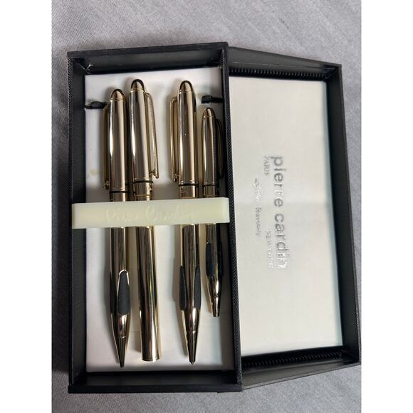 Pierre Cardin of Paris New York Ballpoint Pen Pencil Rollerball and Mini Pen Set - Picture 2 of 7